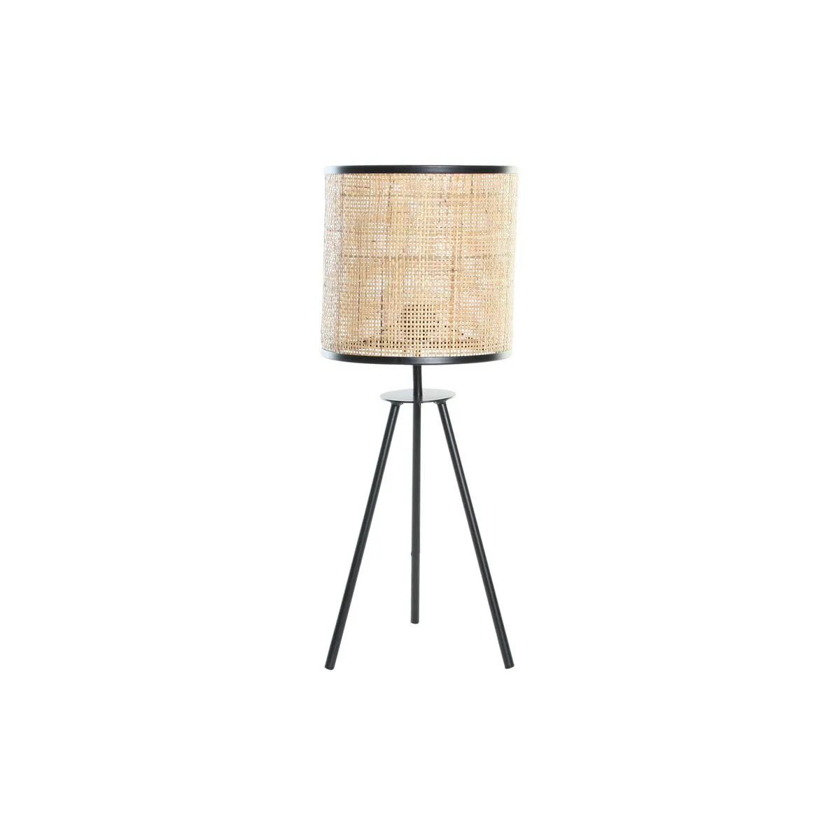 Lampada da tavolo DKD Home Decor Naturale Nero 220 V 50 W (25 x 25 x 63 cm)