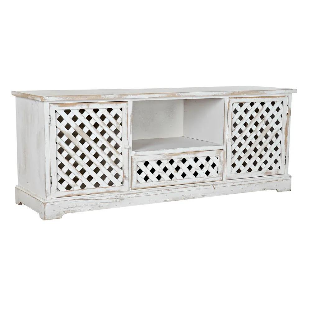 Mobile TV DKD Home Decor Bianco 140 x 40 x 54 cm Abete