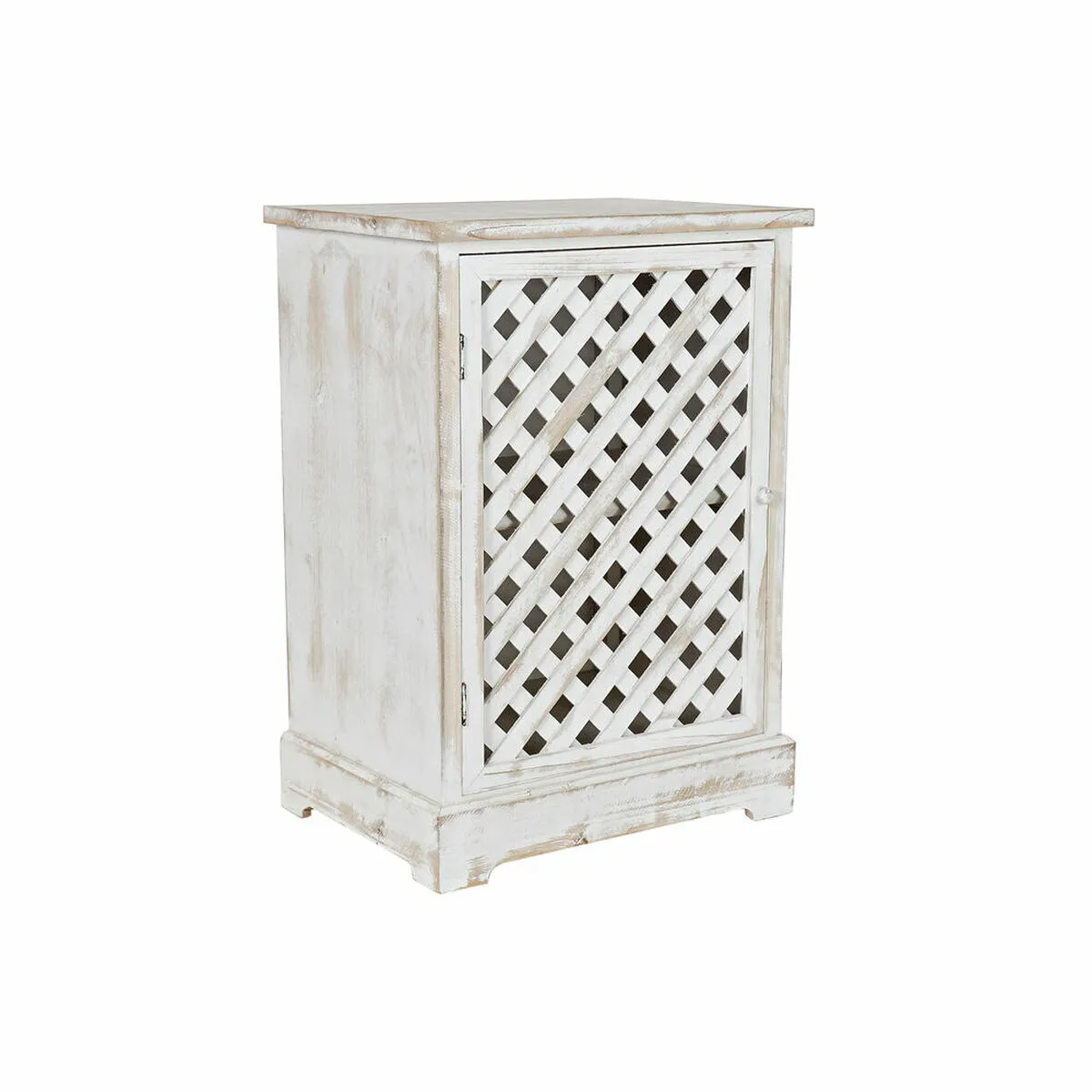 Comodino DKD Home Decor Bianco Abete 50 x 36 x 70 cm