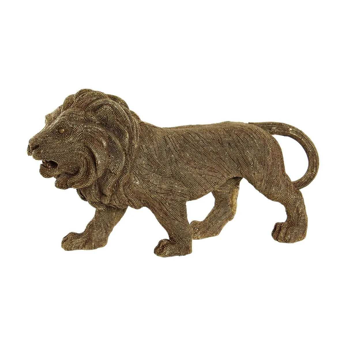 Statua Decorativa DKD Home Decor Dorato Coloniale Leone 30 x 9,4 x 16,7 cm