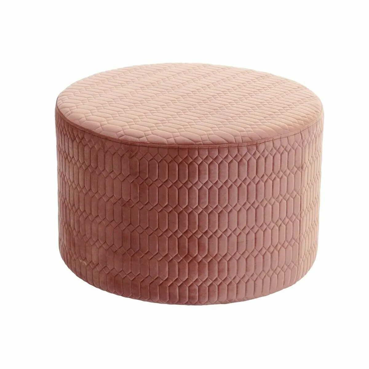 Poggiapiedi DKD Home Decor Rosa Legno MDF Sixties 55 x 55 x 35 cm