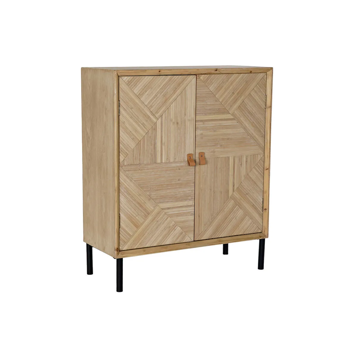 Credenza DKD Home Decor Nero Naturale 80 x 35 x 95 cm