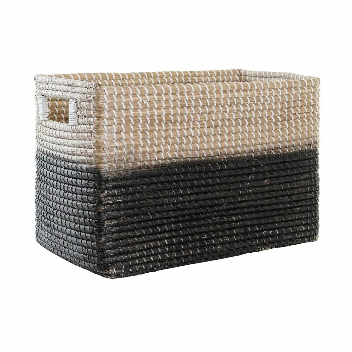 Cestino DKD Home Decor 48 x 28 x 31 cm Naturale Nero Boho