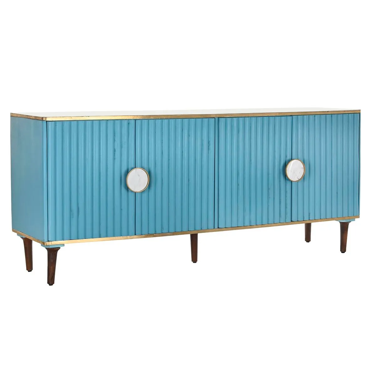 Credenza DKD Home Decor Poliestere Legno di mango (180 x 45 x 110 cm)