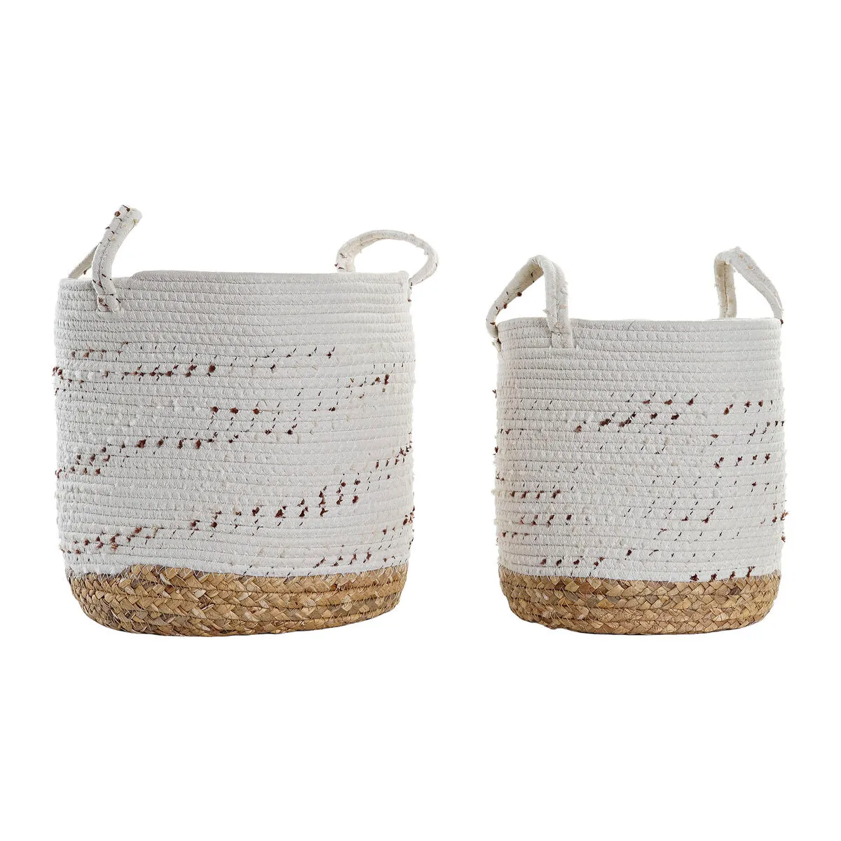 Set di Cestini DKD Home Decor 32 x 32 x 32 cm Boho