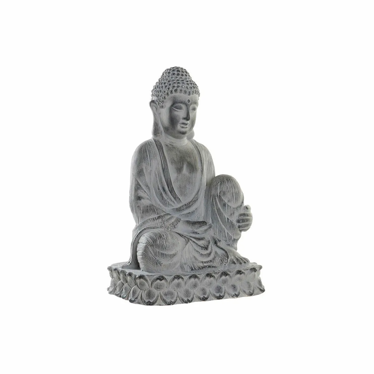 Statua Decorativa da Giardino DKD Home Decor Grigio Metallo Resina Magnesio Buddha 30 x 40 cm 42,5 x 35 x 67 cm (42,5 x 35 x 67 