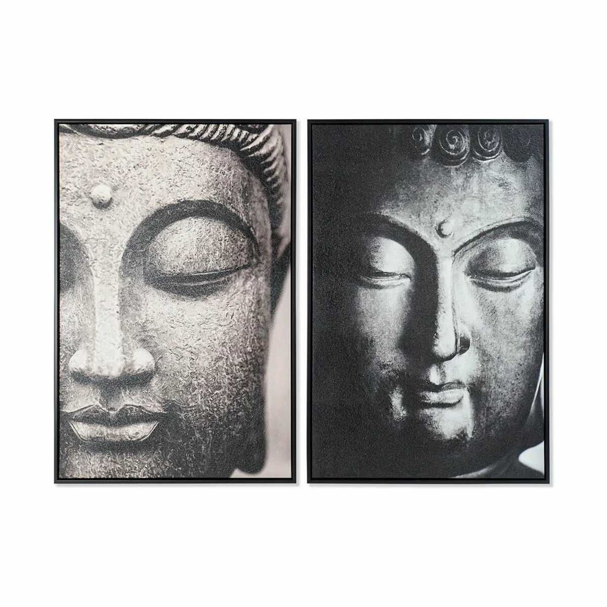 Quadro DKD Home Decor 62,5 x 4,5 x 93 cm Buddha Orientale (2 Unità)