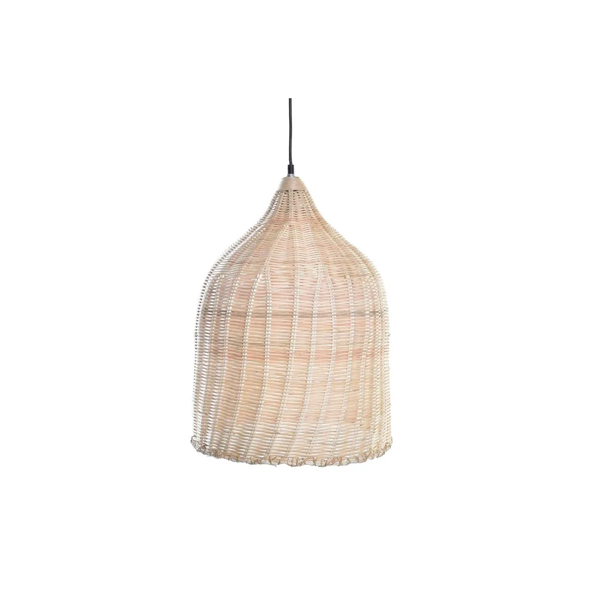 Lampadario DKD Home Decor Naturale Rattan 40 x 40 x 51 cm 50 W