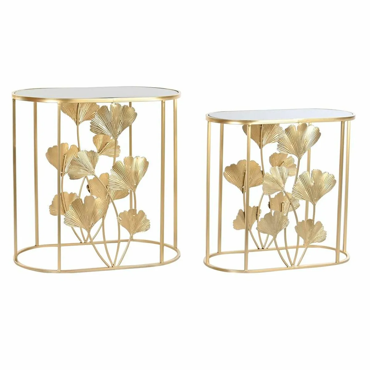 Set di 2 Tavolini DKD Home Decor Oro Dorato 61 x 35 x 60 cm