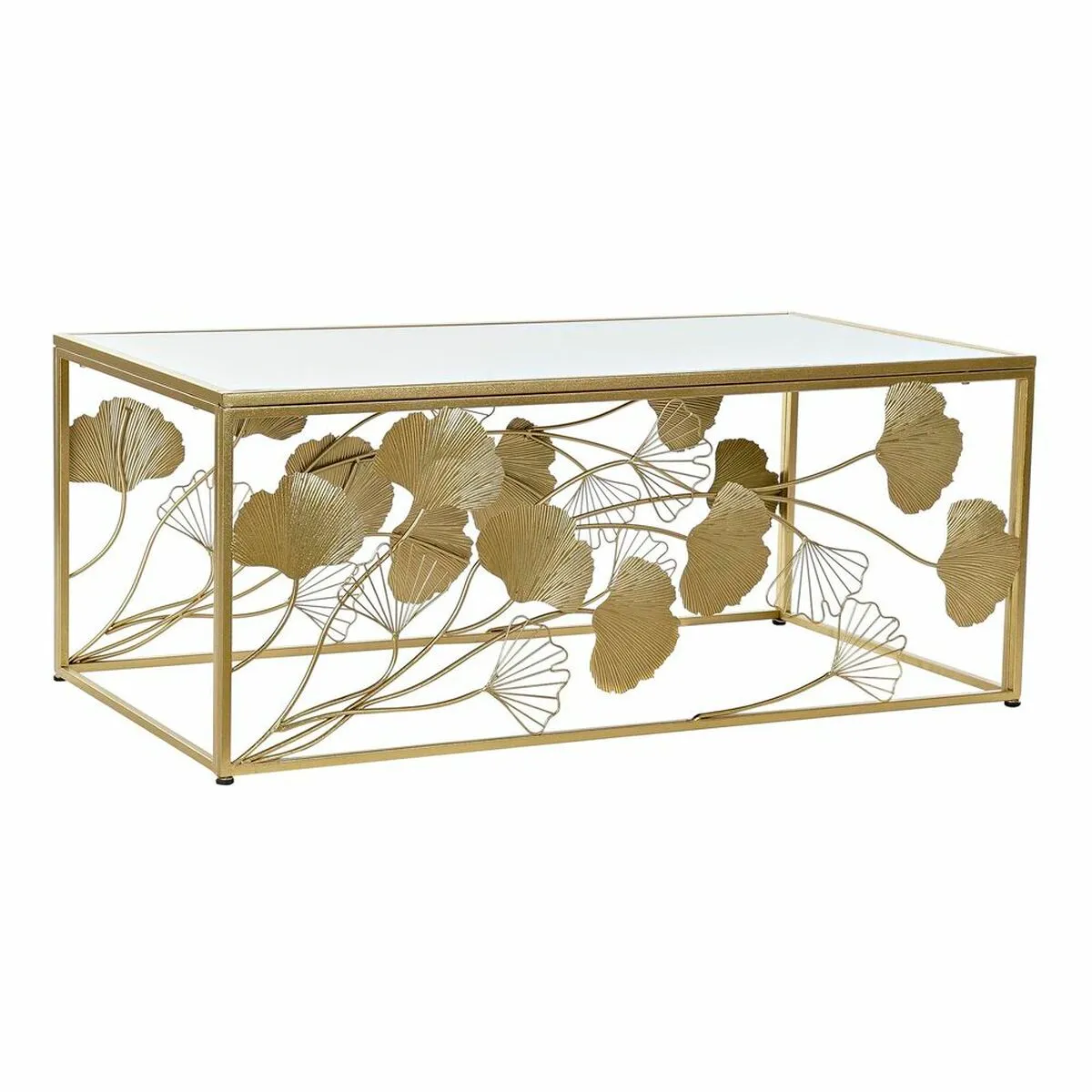 Tavolino da Caffè DKD Home Decor Specchio Metallo (110 x 60 x 46 cm)