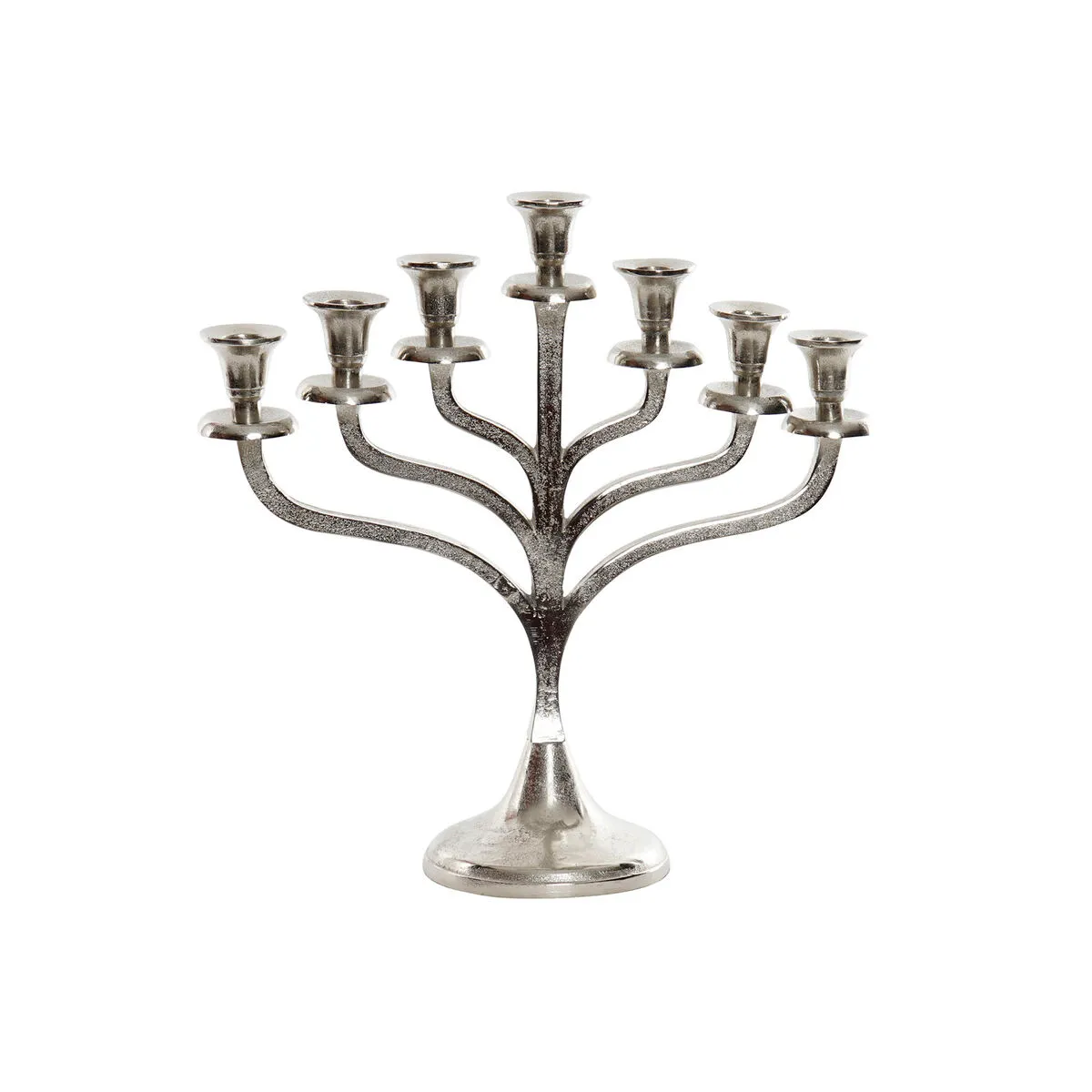 Candelabro DKD Home Decor Argentato Alluminio Moderno 38 x 10 x 38 cm