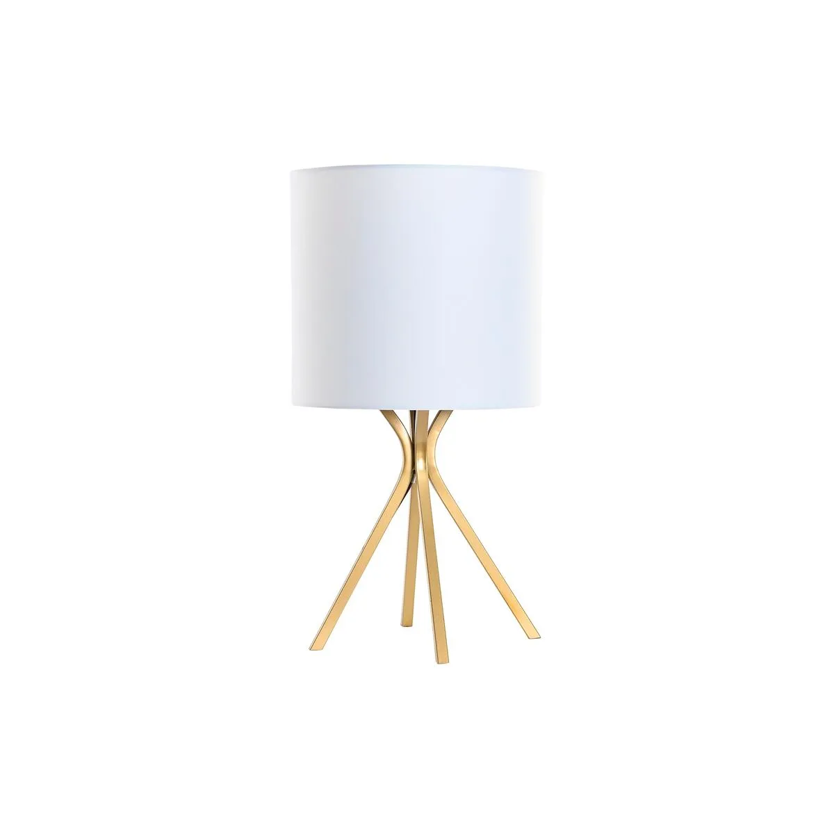 Lampada da tavolo DKD Home Decor 30 x 30 x 56 cm Dorato Metallo Bianco 220 V 50 W