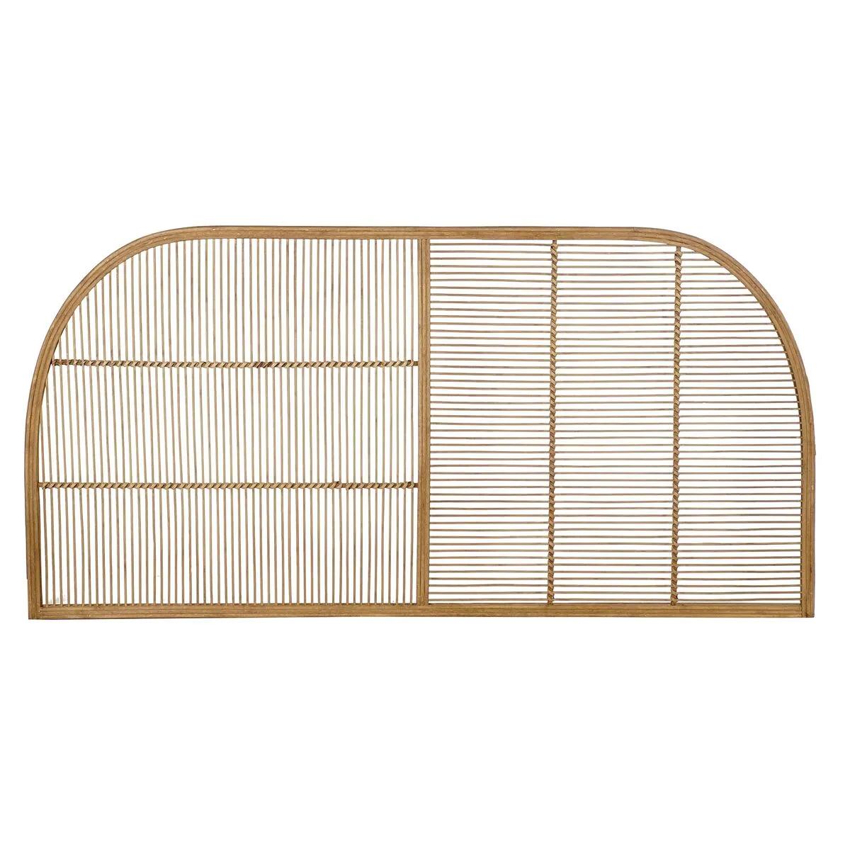 Testiera del Letto DKD Home Decor Naturale Marrone Rattan (160 x 4 x 80 cm)