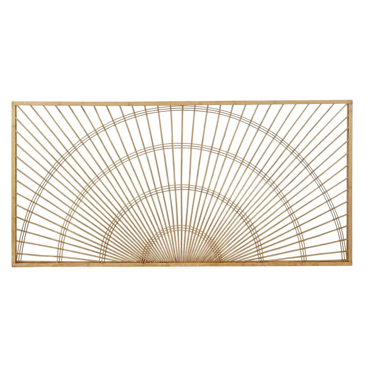 Testiera del Letto DKD Home Decor Marrone Rattan (160 x 3 x 80 cm)