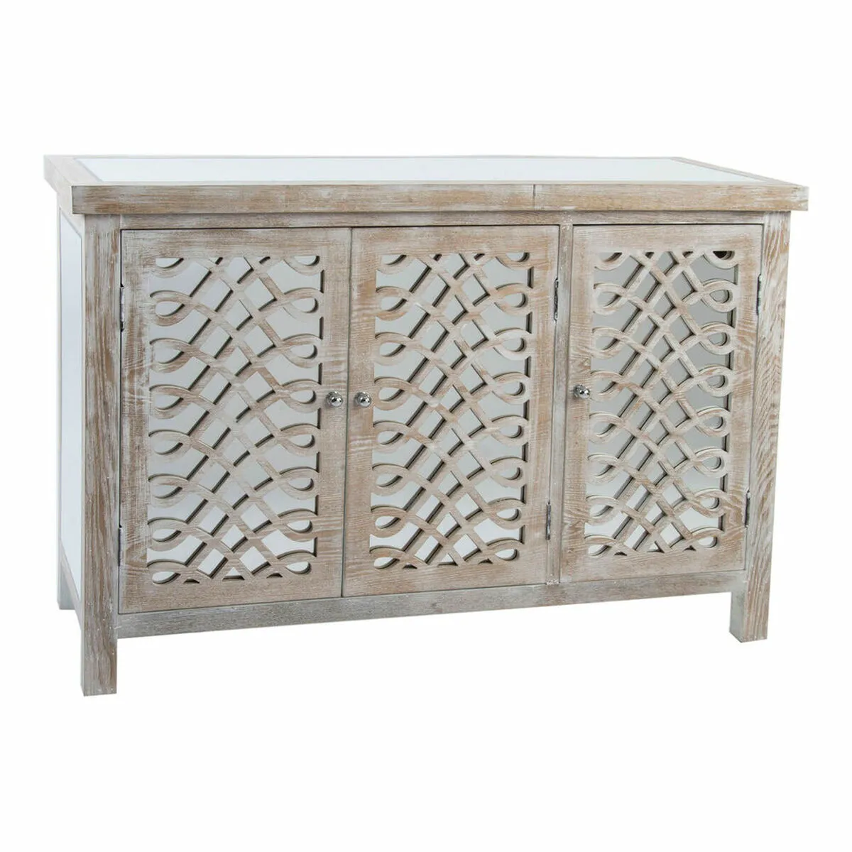 Credenza DKD Home Decor   Legno Specchio 120 x 40 x 81 cm