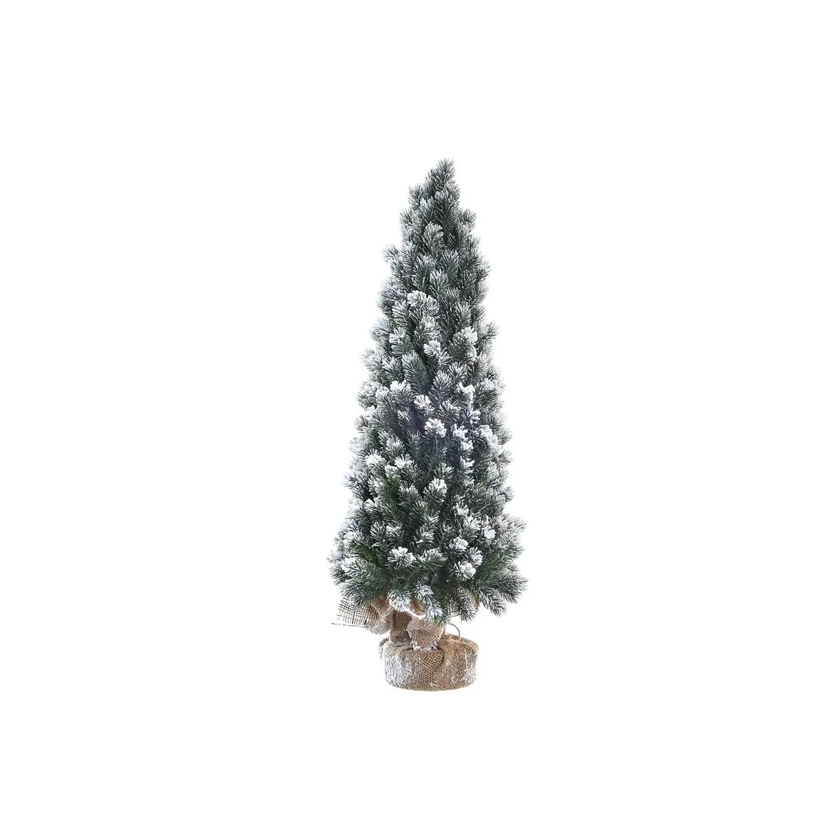 Albero di Natale DKD Home Decor Bianco Verde Naturale PVC Nevoso 30 x 30 x 70 cm (3 Unità)