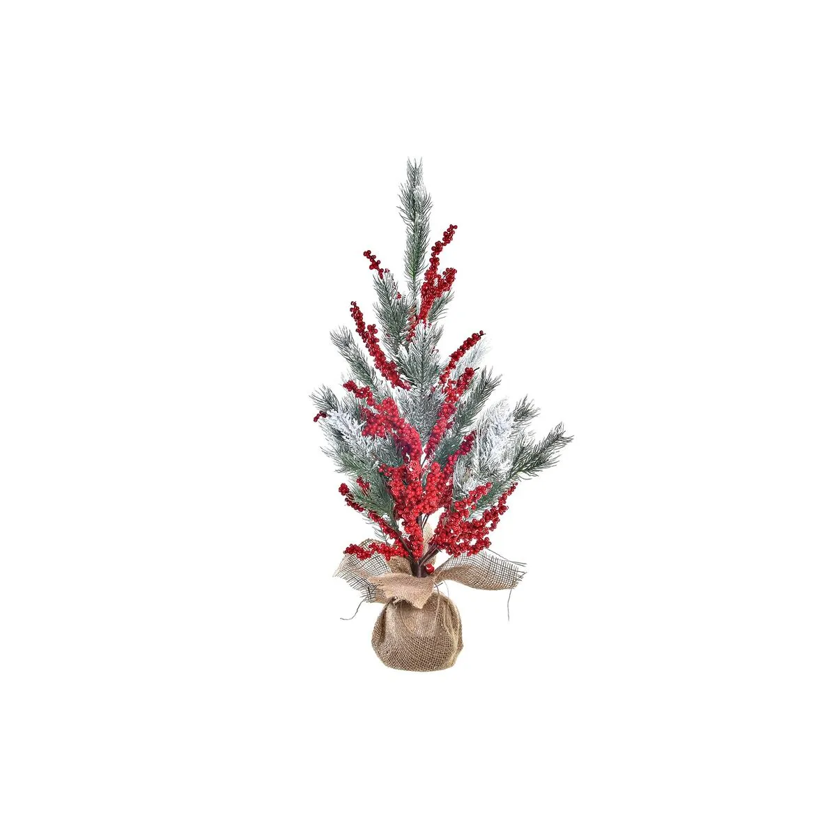 Albero di Natale DKD Home Decor Rosso Verde Naturale PVC 35 x 35 x 70 cm