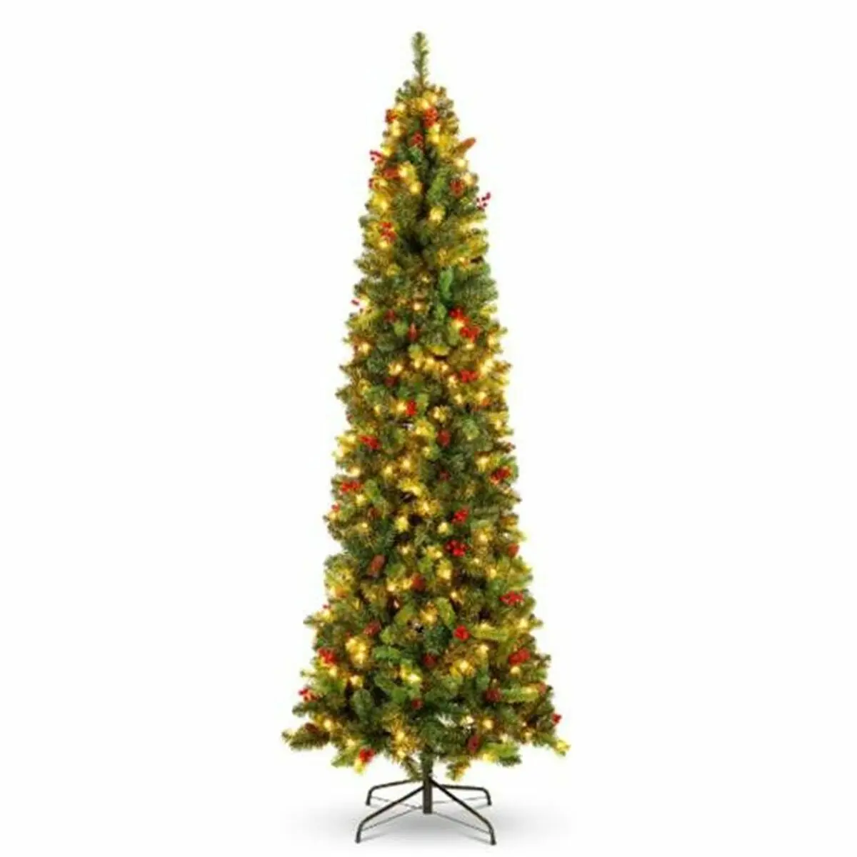 Albero di Natale DKD Home Decor Verde Metallo Polietilene Plastica 1 x 1 x 150 cm 70 x 70 x 150 cm