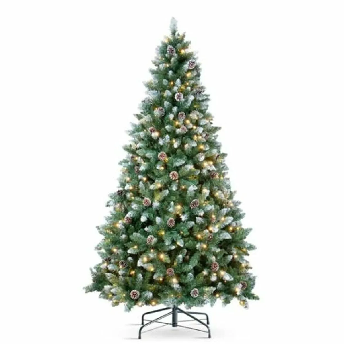 Albero di Natale DKD Home Decor Verde Metallo Polietilene 80 x 80 x 150 cm 1 x 1 x 150 cm