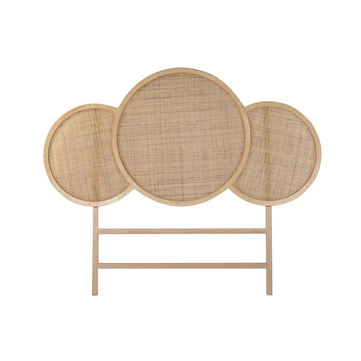 Testiera del Letto DKD Home Decor Naturale Rattan Legno di  paulownia (160 x 3 x 130 cm)