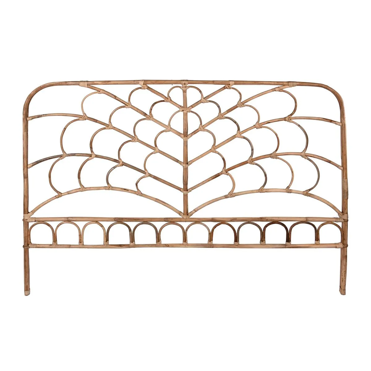 Testiera del Letto DKD Home Decor Naturale Rattan 178 x 4 x 90 cm 178 x 4 x 129 cm