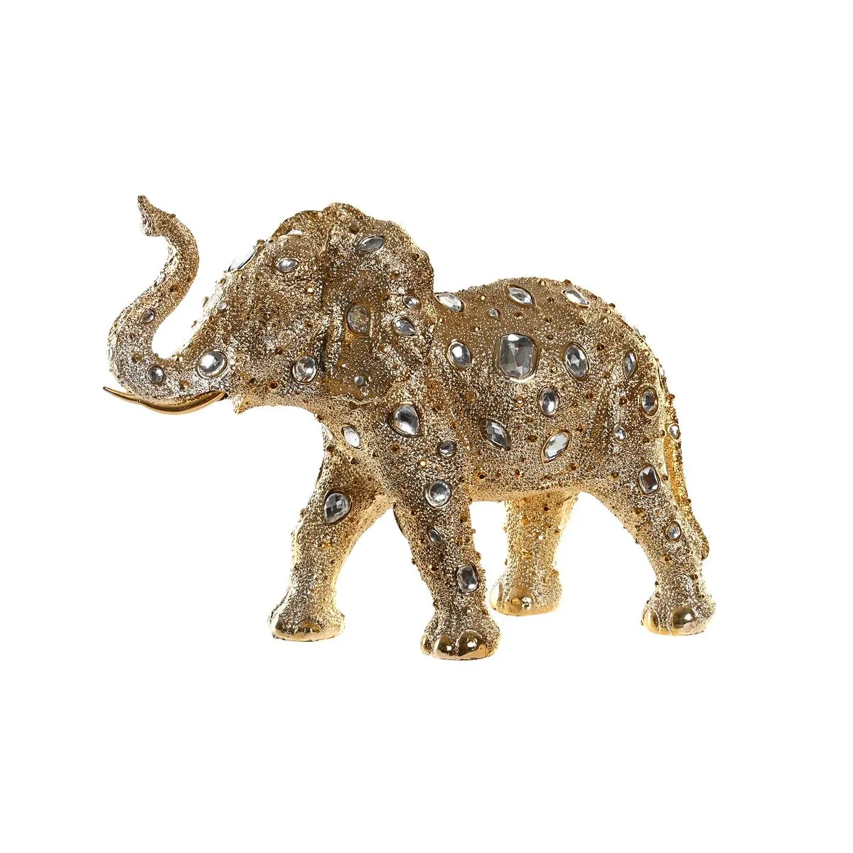 Statua Decorativa DKD Home Decor Elefante Resina Moderno (36 x 14 x 26,5 cm)