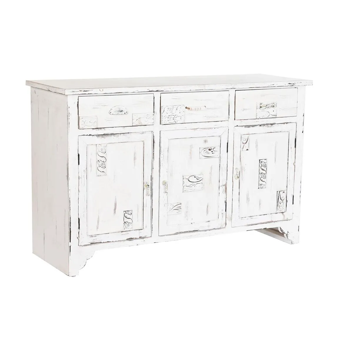 Credenza DKD Home Decor Legno Bianco 112 x 38 x 71 cm