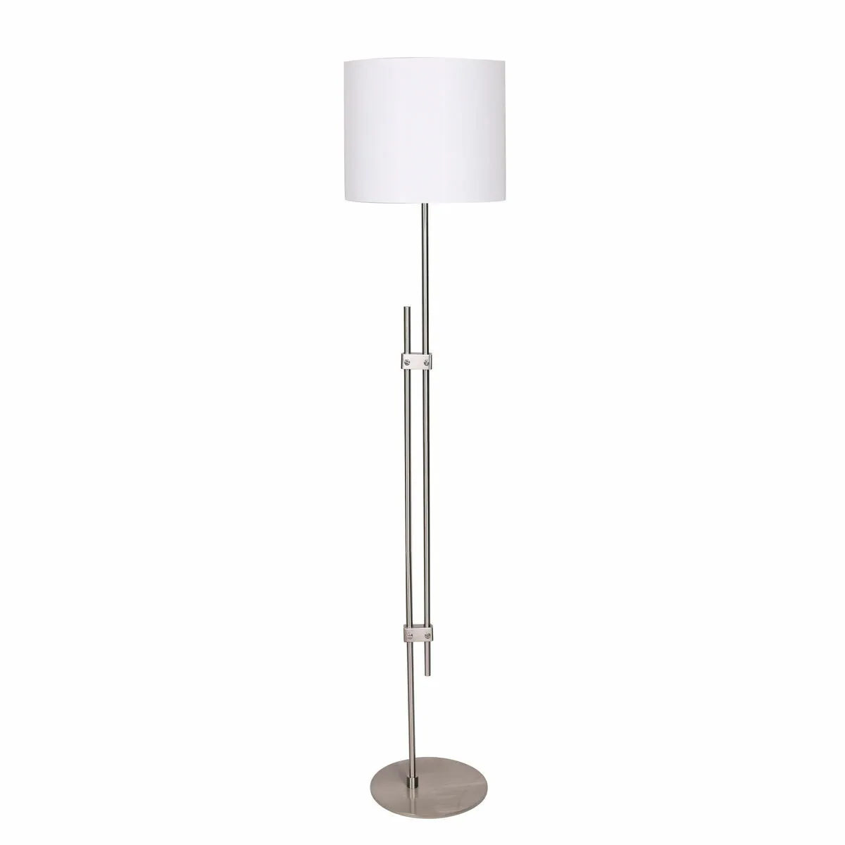 Lampada da Terra DKD Home Decor Argentato Metallo (30 x 30 x 148 cm)