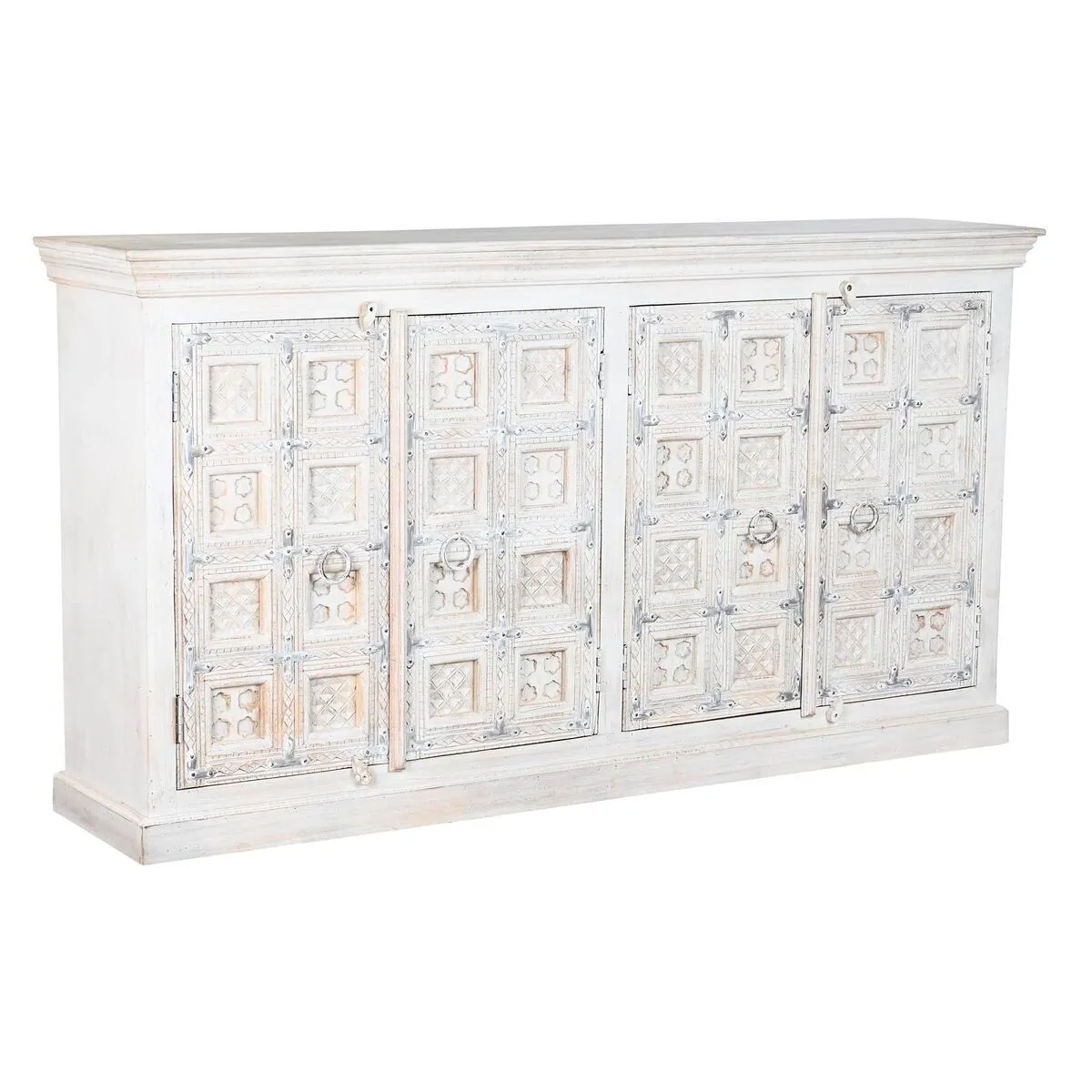 Credenza DKD Home Decor 187 x 40 x 100 cm Legno Bianco Legno di mango