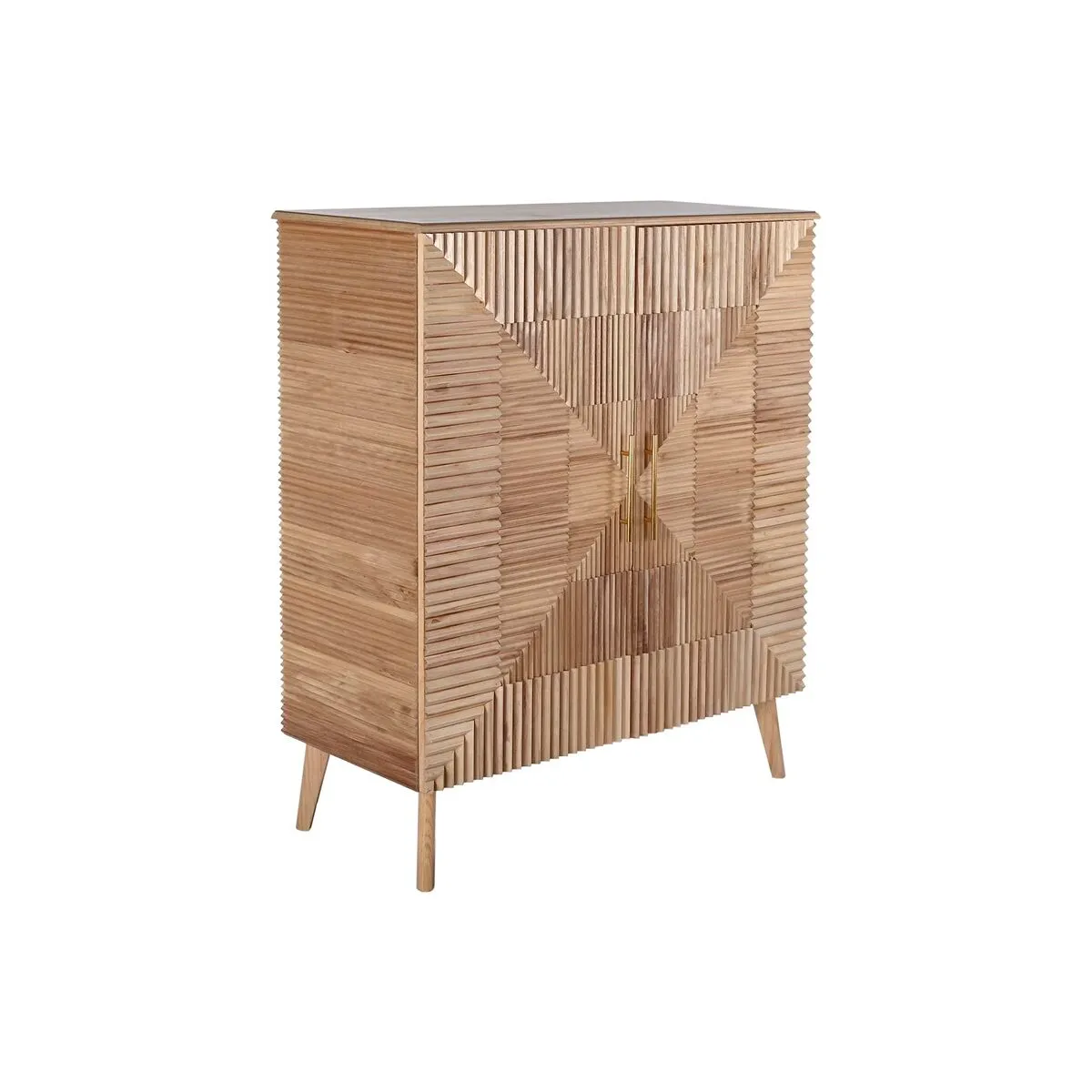 Credenza DKD Home Decor Dorato Marrone Chiaro Legno MDF 100 x 44 x 118 cm