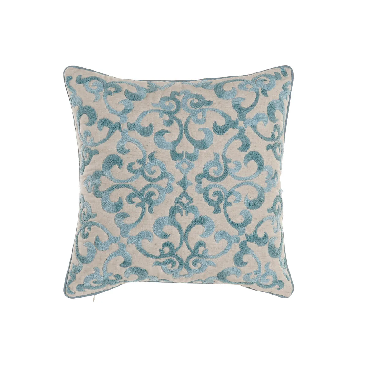 Fodera per cuscino DKD Home Decor Azzurro Tradizionale 50 x 1 x 50 cm