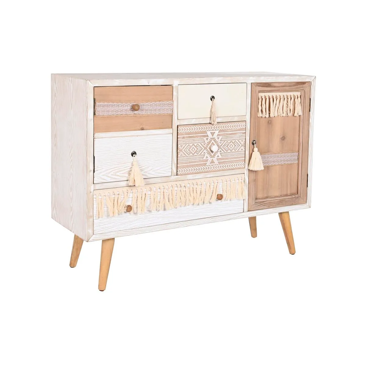 Credenza DKD Home Decor Naturale Abete 106 x 35 x 81 cm