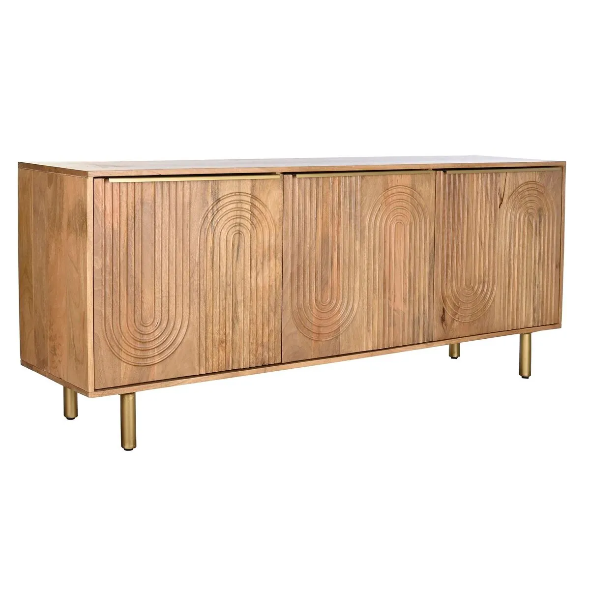 Credenza DKD Home Decor Dorato Naturale Legno di mango 170 x 40 x 70 cm