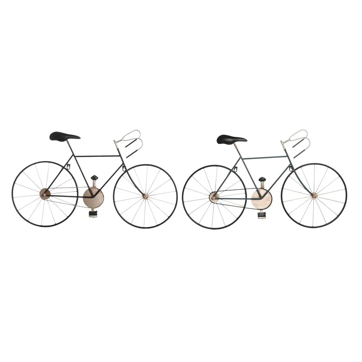 Statua Decorativa DKD Home Decor 78 x 2,5 x 45 cm Bicicletta Vintage (2 Unità)