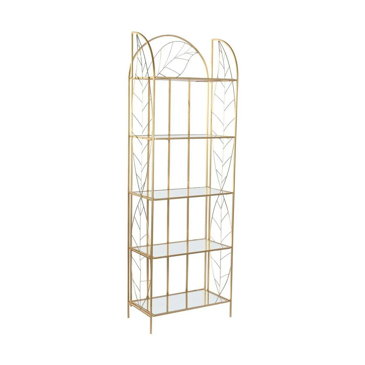 Scaffale DKD Home Decor Specchio Dorato Metallo (60 x 32 x 181,5 cm)