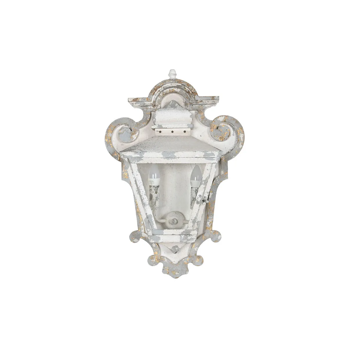 Lampada da Parete DKD Home Decor Cristallo Metallo Bianco Neoclassico (43 x 16,5 x 68 cm)