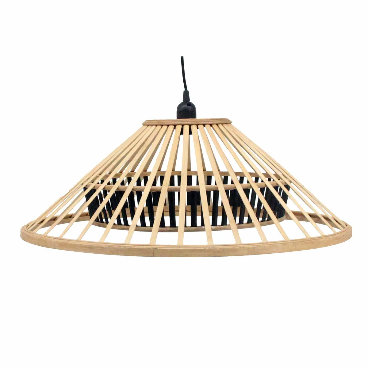 Lampadario DKD Home Decor Marrone Bambù 50 W (60 x 60 x 21 cm)