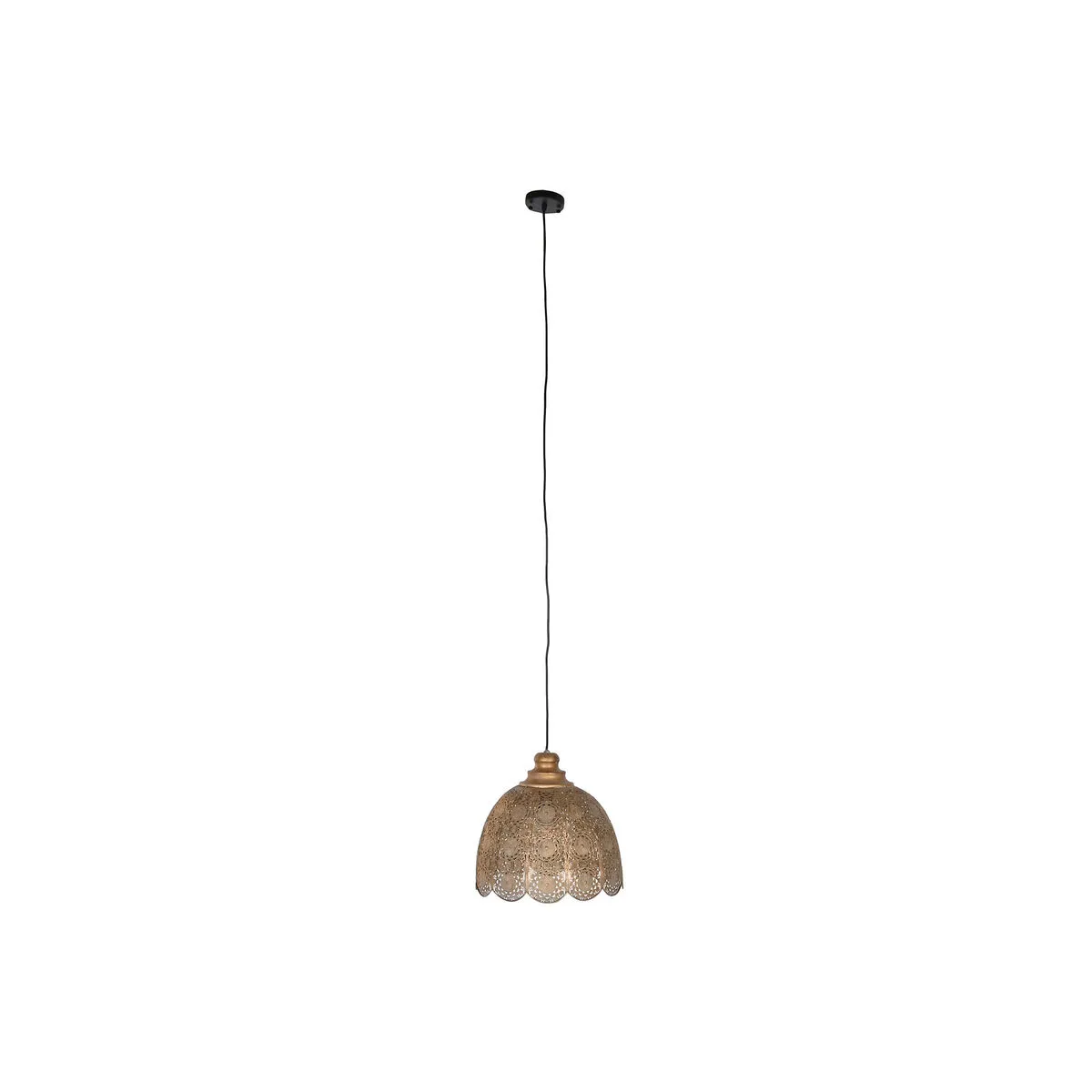 Lampadario DKD Home Decor 38 x 38 x 33 cm Dorato Metallo 50 W 36 x 36 x 33 cm