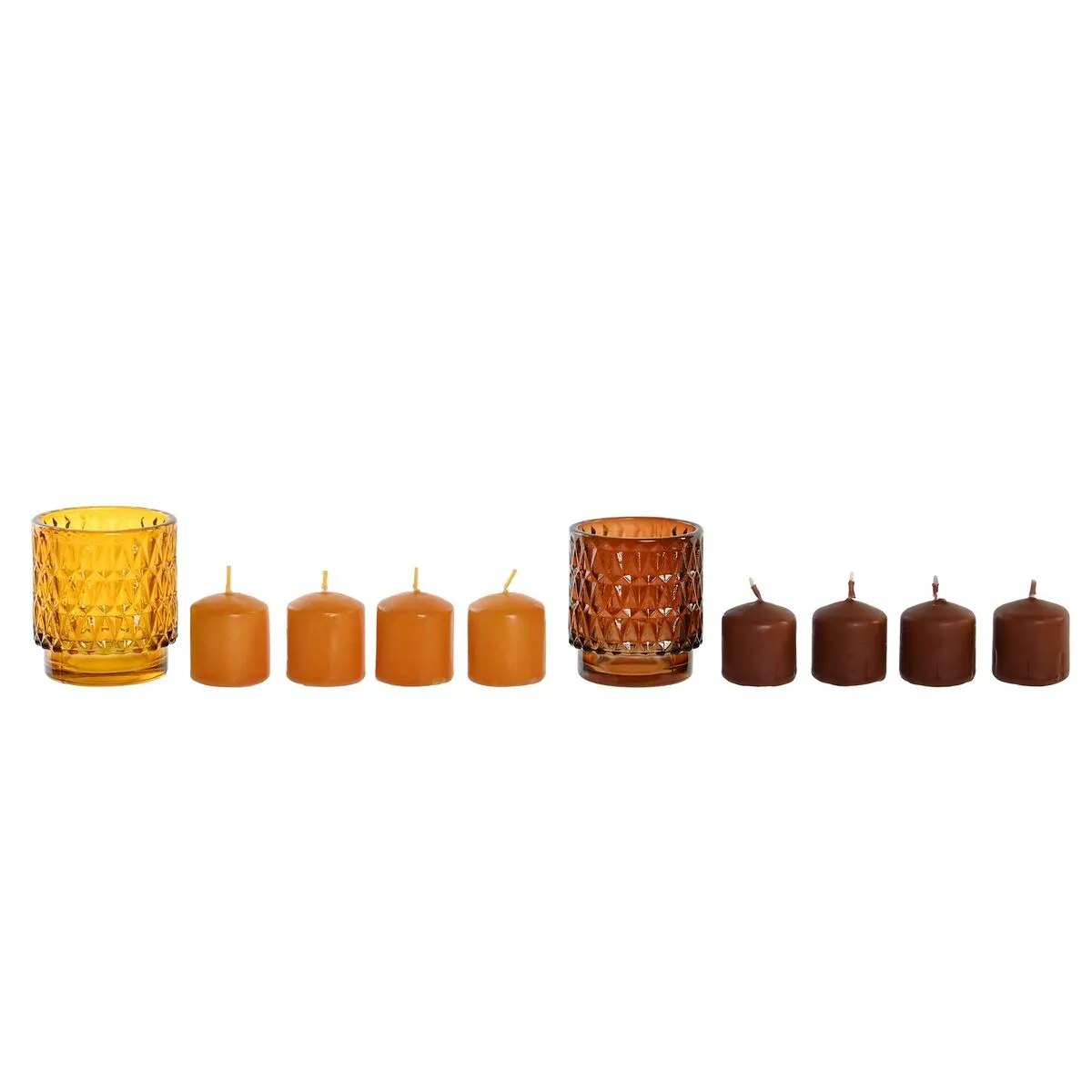 Set di Candele DKD Home Decor 36 g Città (2 Unità) (12 Unità)