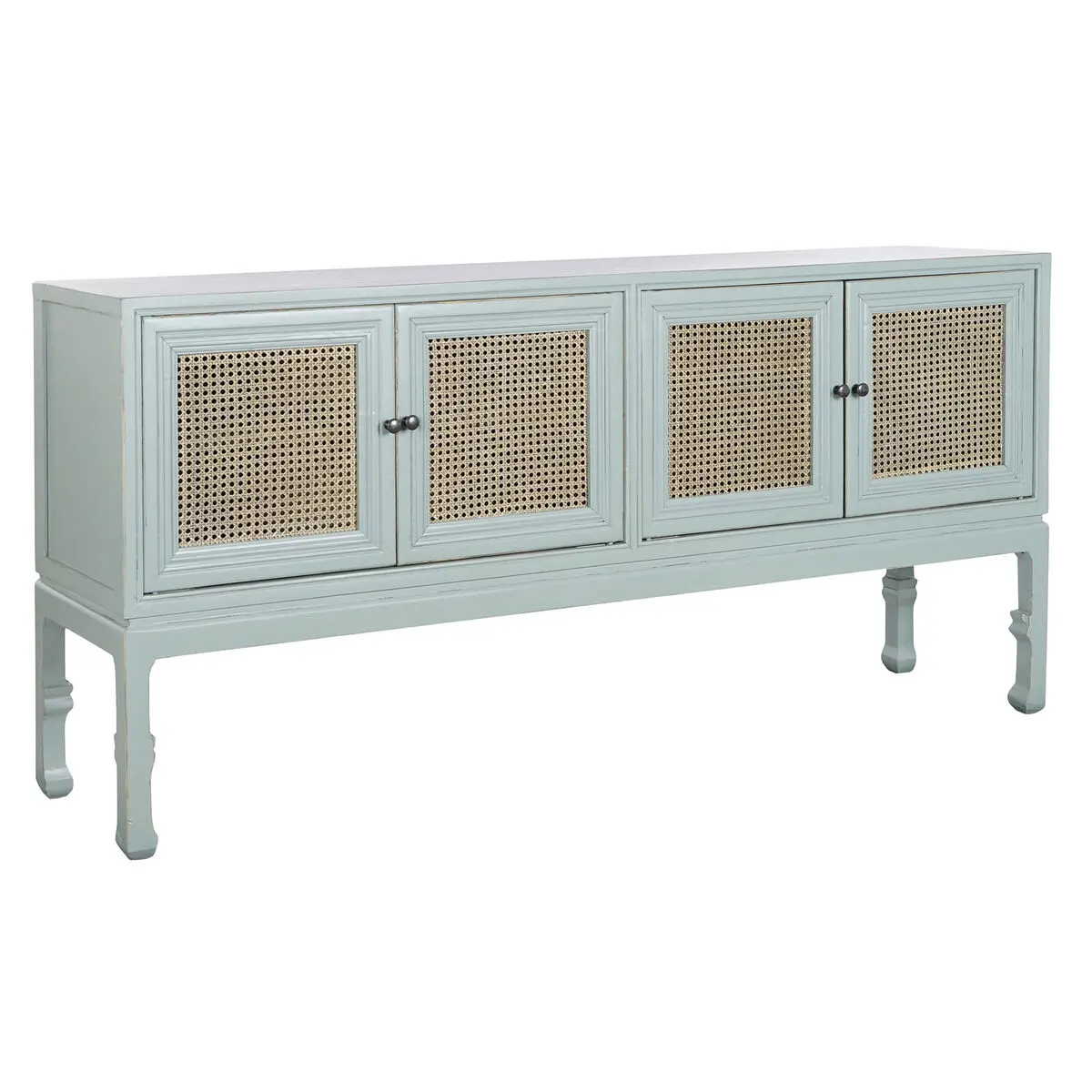 Credenza DKD Home Decor Legno di olmo Verde Multicolore 180 x 40 x 85 cm