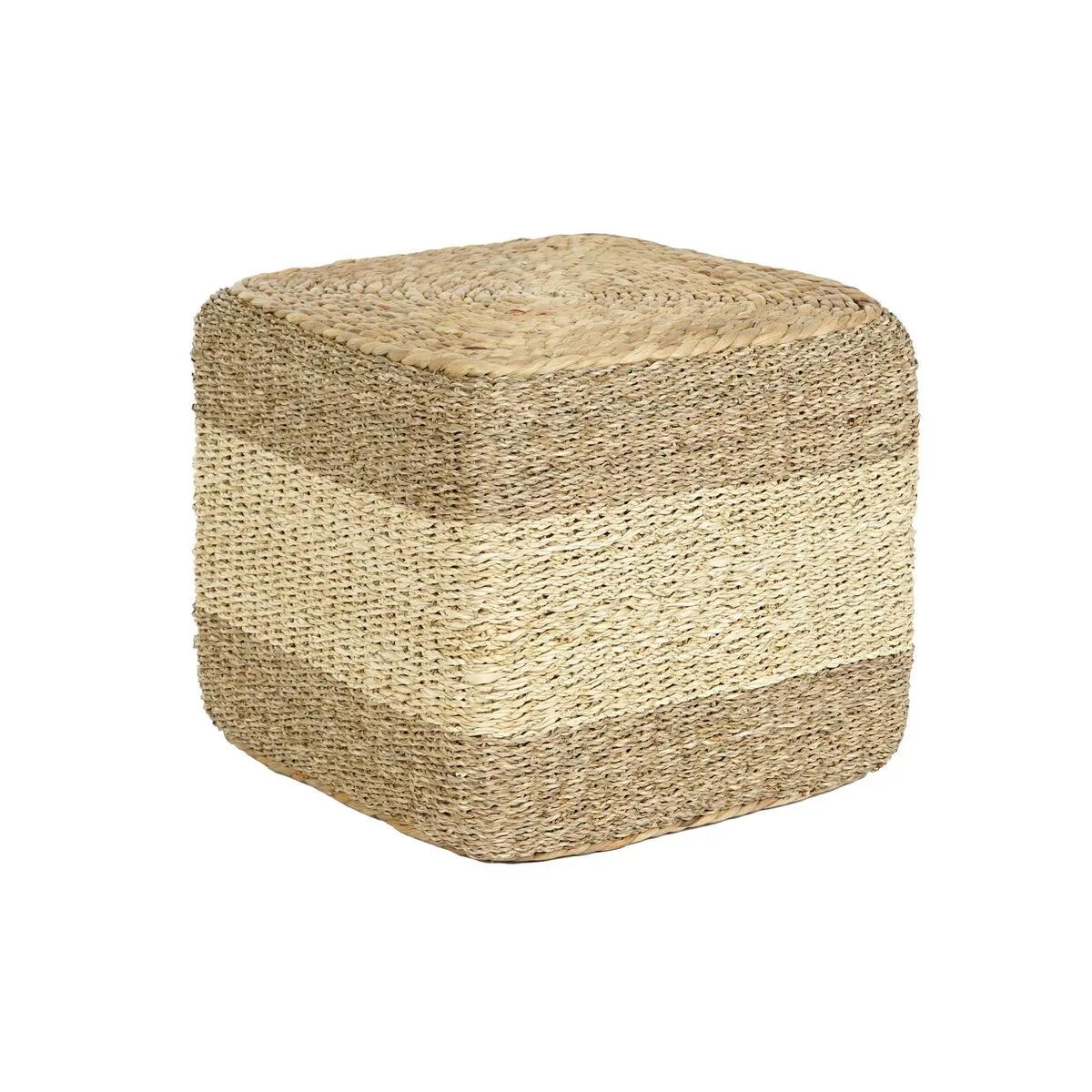 Poggiapiedi DKD Home Decor Naturale 45 x 45 x 40 cm