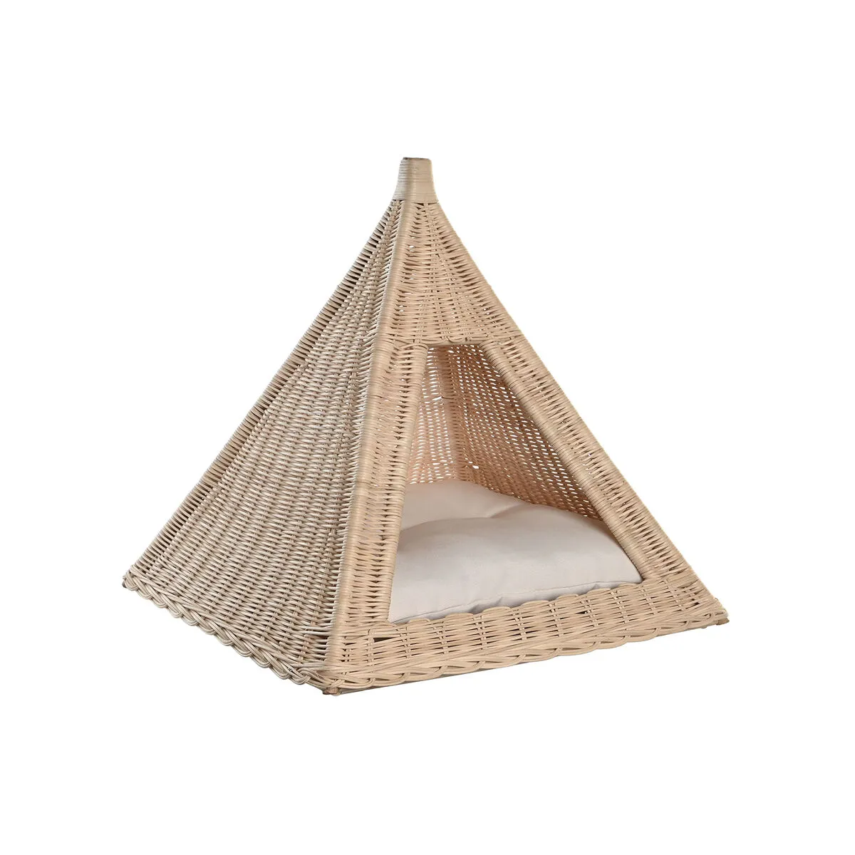 Letto per animali domestici DKD Home Decor Naturale Rattan 45 x 45 x 45 cm