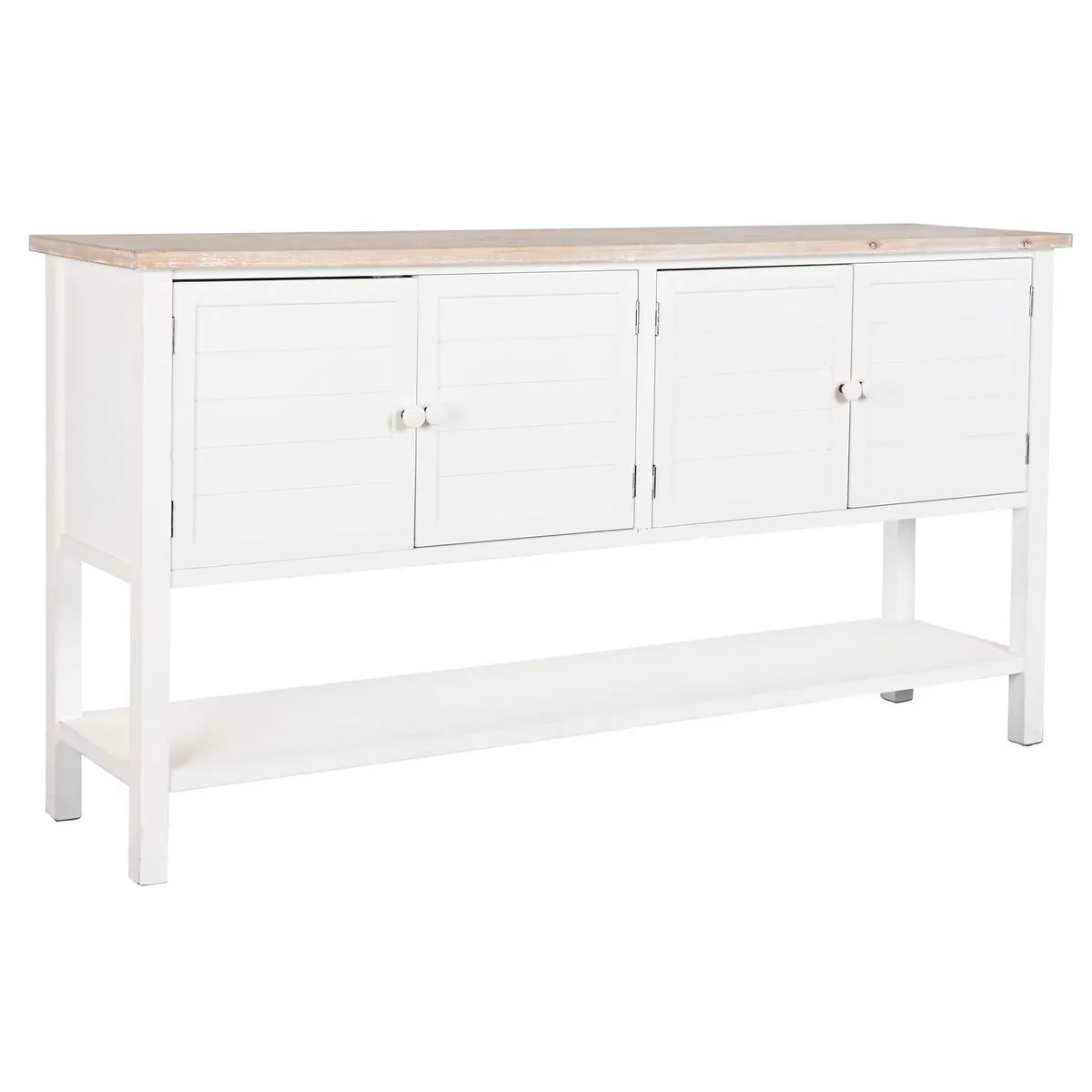 Credenza DKD Home Decor Bianco Abete Legno MDF 160 x 40 x 86 cm