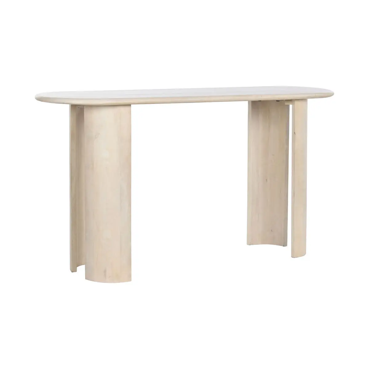 Tavolo aggiuntivo DKD Home Decor Bianco Legno Legno di mango 147 x 45 x 76 cm