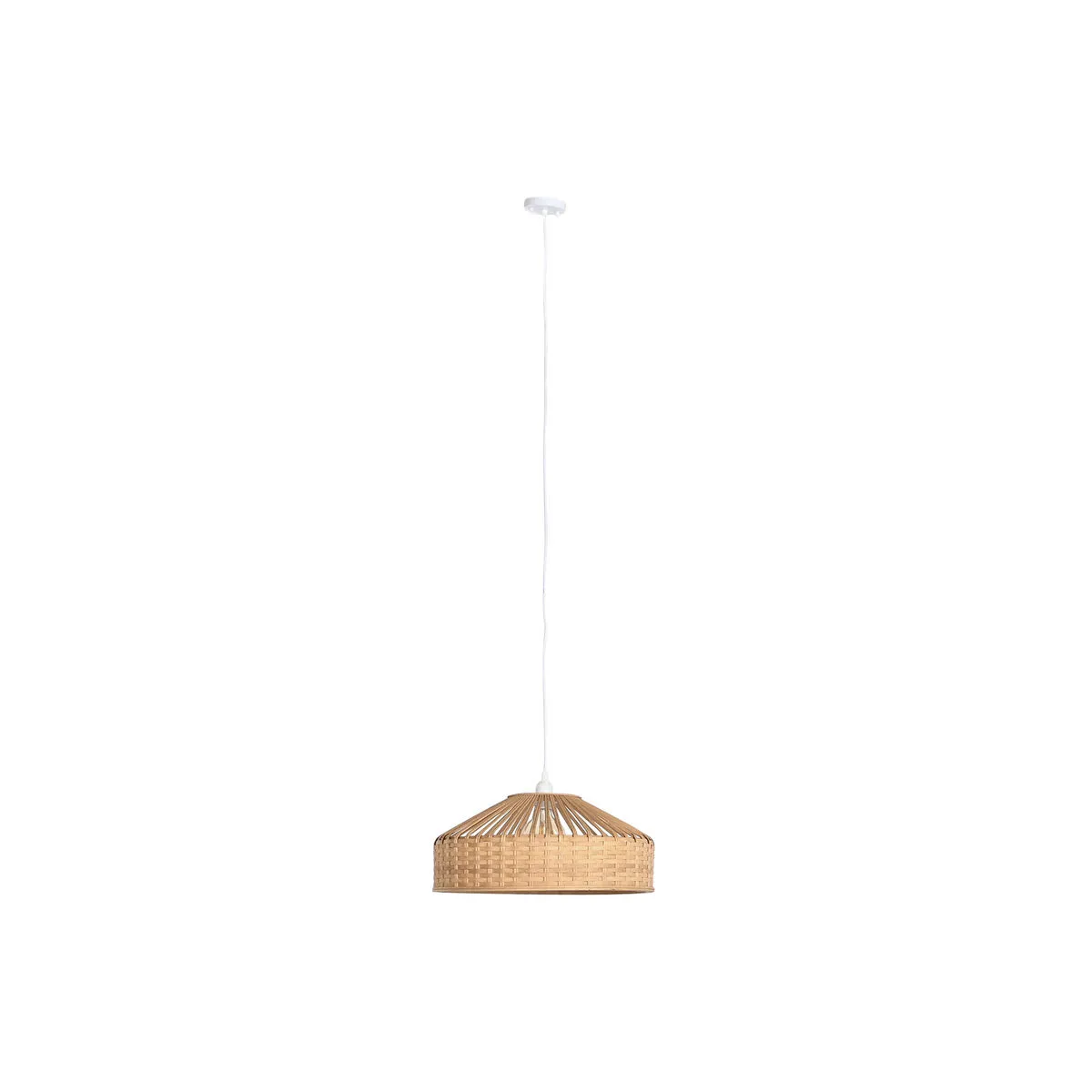 Lampadario DKD Home Decor 47 x 47 x 20 cm Marrone Rattan 50 W