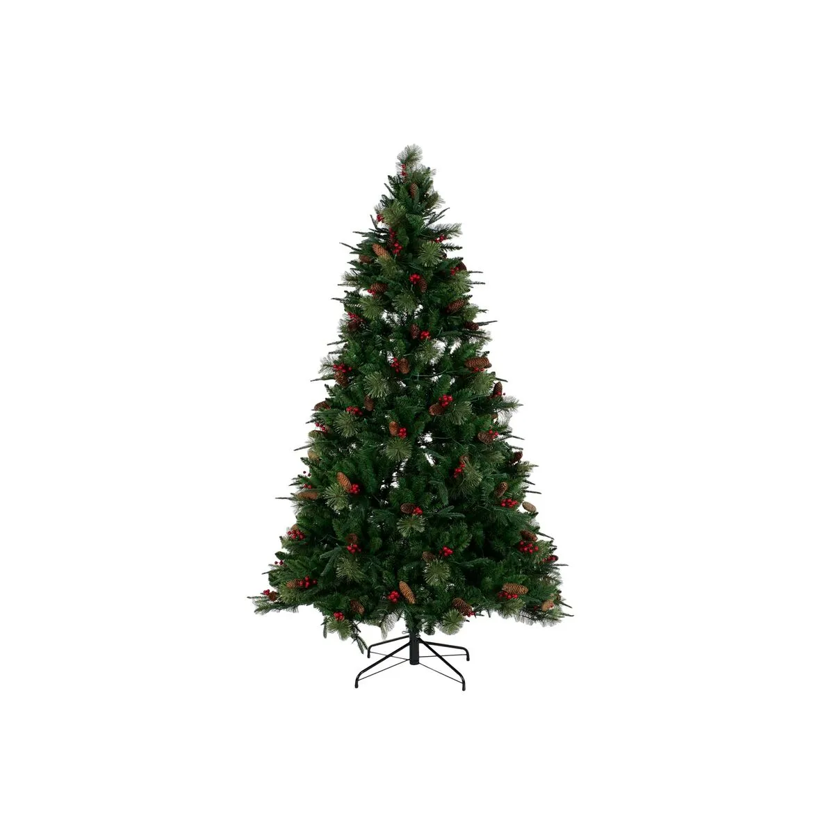 Albero di Natale DKD Home Decor Rosso Verde Polietilene 140 x 140 x 210 cm