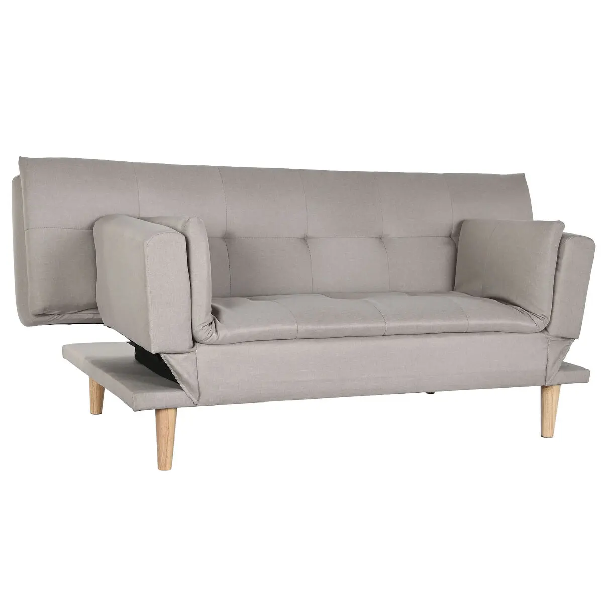 Divano Letto DKD Home Decor Beige Legno Scandi 180 x 85 x 83 cm