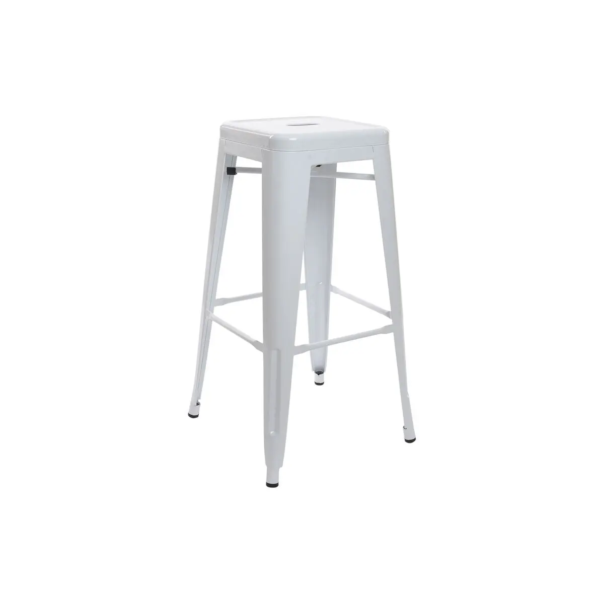 Sgabello DKD Home Decor Bianco Metallo 43 x 43 x 76 cm