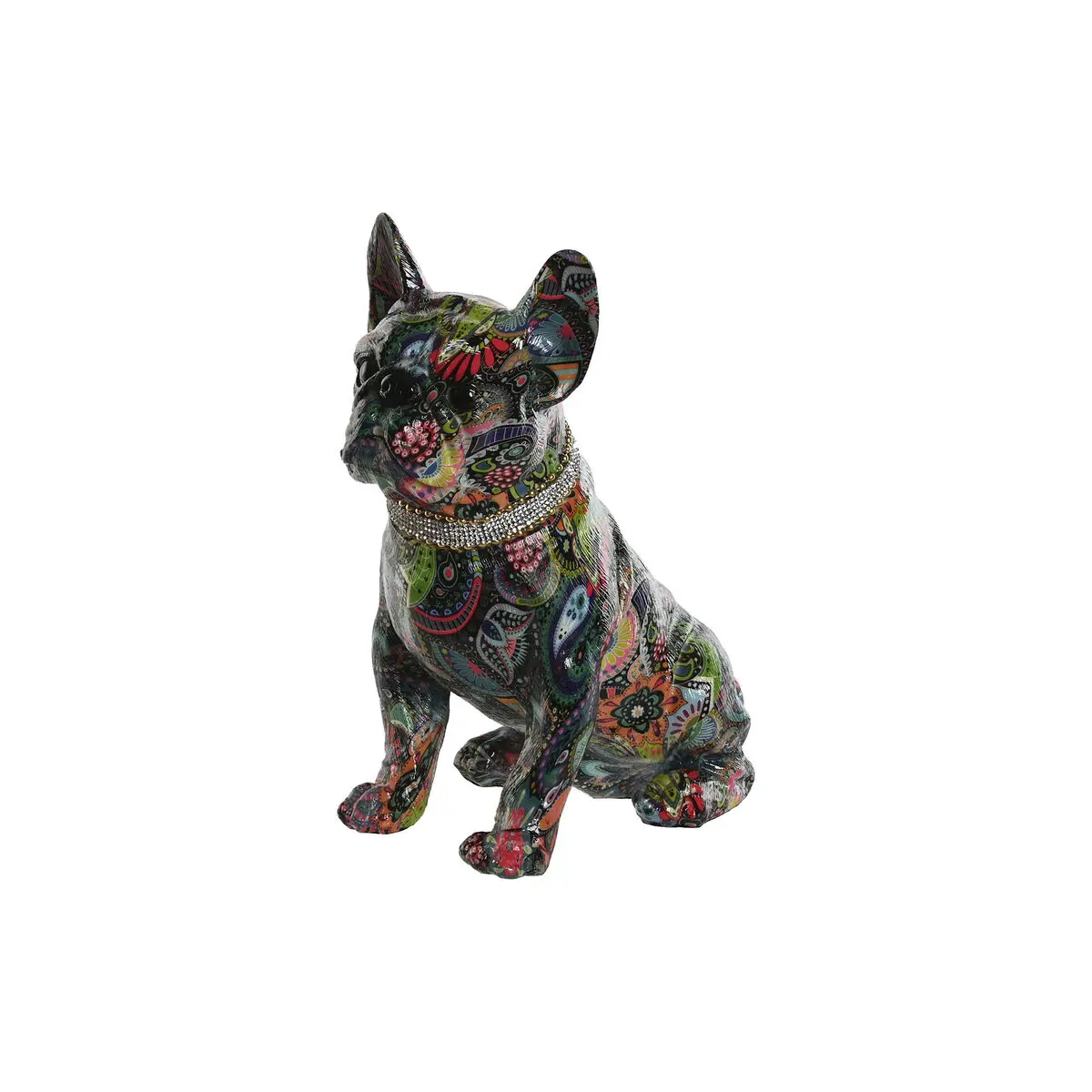 Statua Decorativa Home ESPRIT Multicolore Cane 26 x 15 x 29 cm