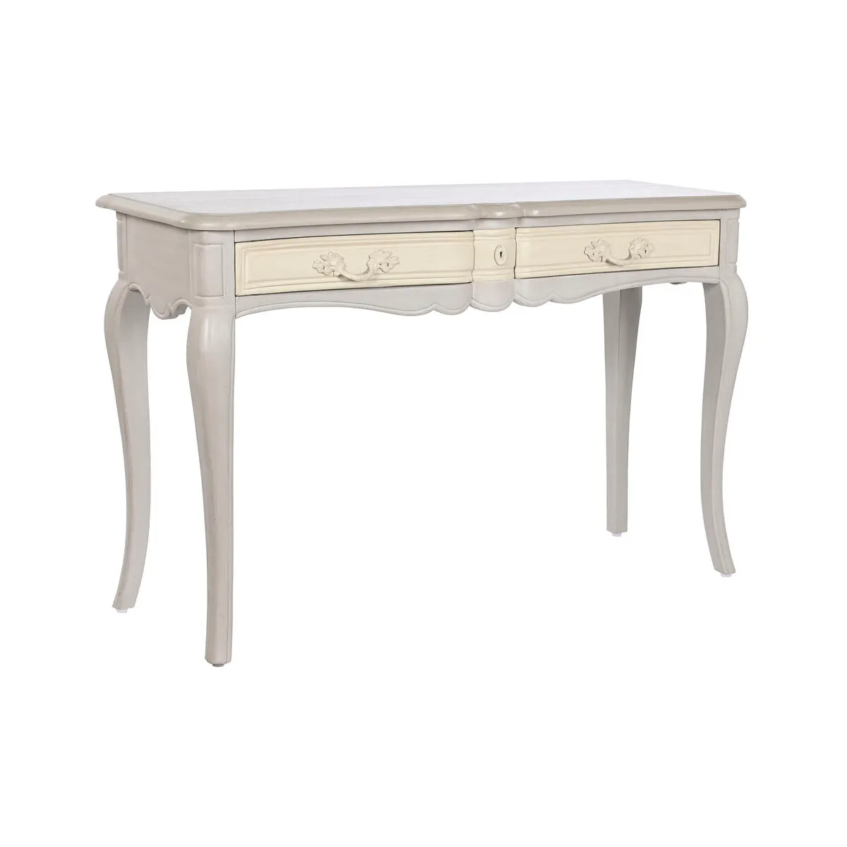 Consolle Home ESPRIT Grigio chiaro Legno di mango 120 x 40 x 76 cm